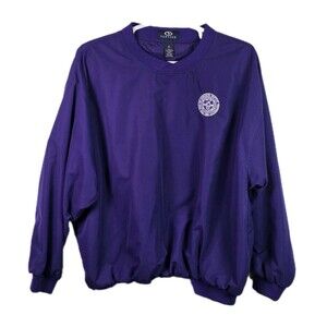 Vantage Quachita Baptist Univ Men's XL Purple Golf Pullover